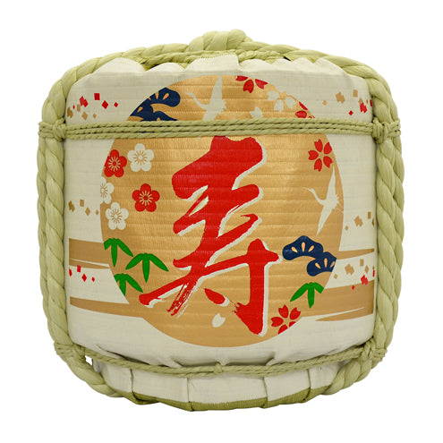 Display Sake-Barrel / half Type / Kotobuki-5