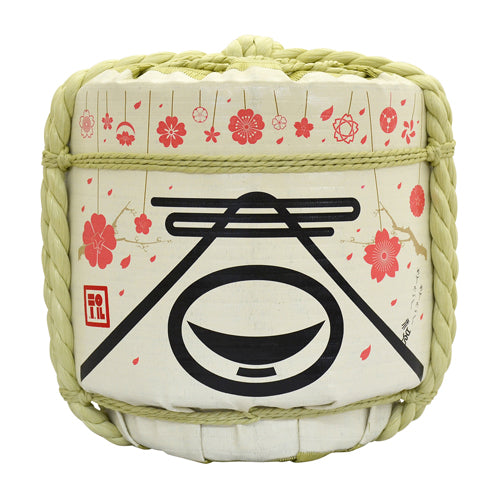 Display Sake-Barrel / Half Type / Spring breeze