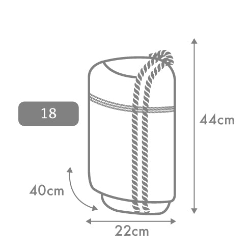Display Sake-Barrel / Half Type / Tenju / Small 18