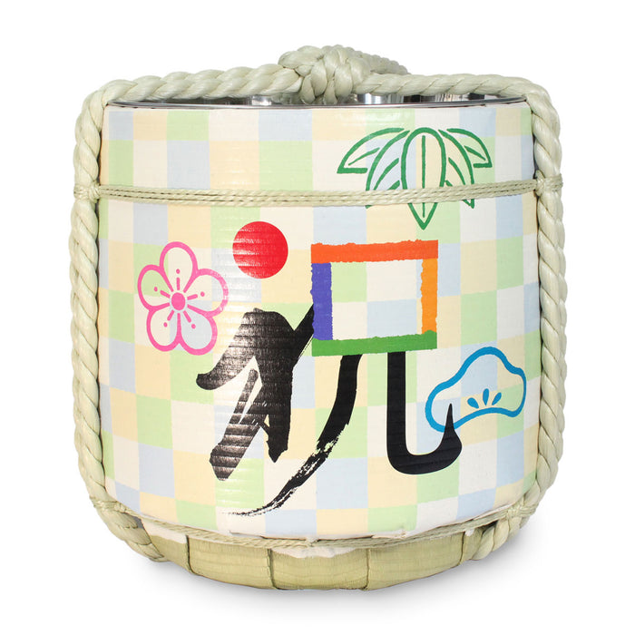 Stainless Sake-Barrel / Iwai Chidorigoshi / Large 27