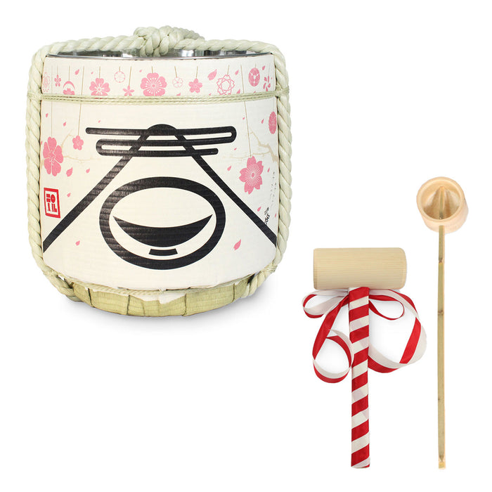 Stainless Sake-Barrel set / Shumpumanmen / Medium 15