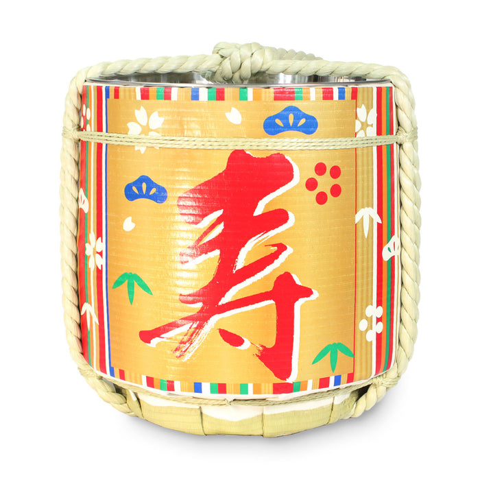 Stainless Sake-Barrel / Goshoku-Takijima(congratulation) / Large 27