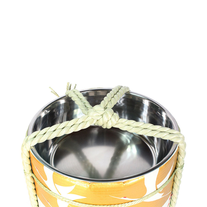Stainless Sake-Barrel /  Iwai (gold) / Medium 15