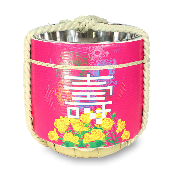 Stainless Sake-Barrel / Kotobuki(hanakazari) / Small 7