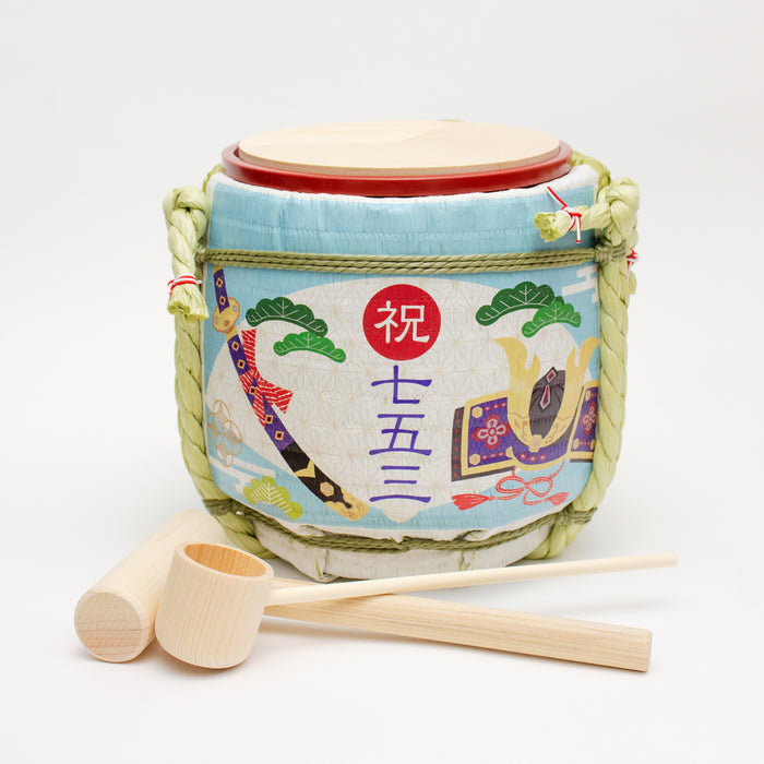 Mini Kagamibiraki Set without Masu Cup/Shichi-go-san Celebration (Boy)