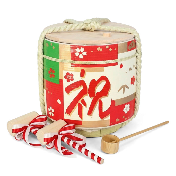 Stainless Sake-Barrel set / Iwai(sanga)