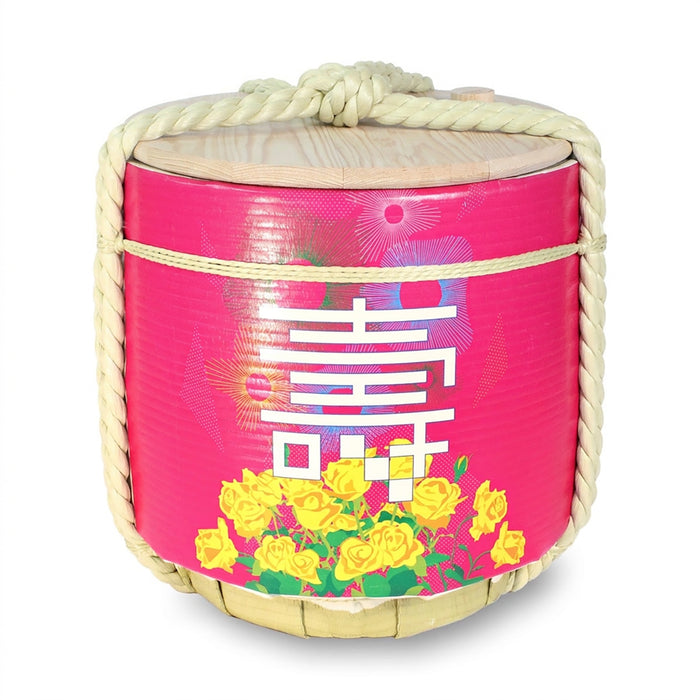 Stainless Sake-Barrel / Kotobuki(hanakazari)