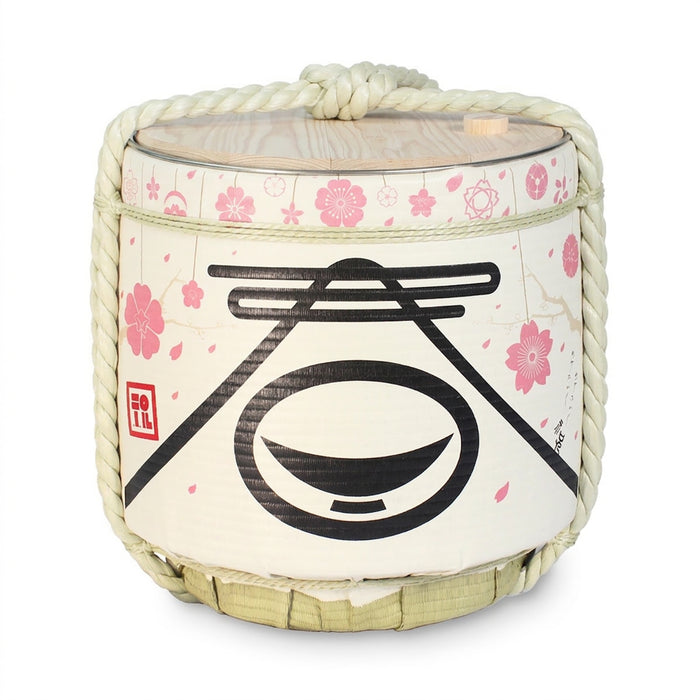 Stainless Sake-Barrel /  Shumpumanmen