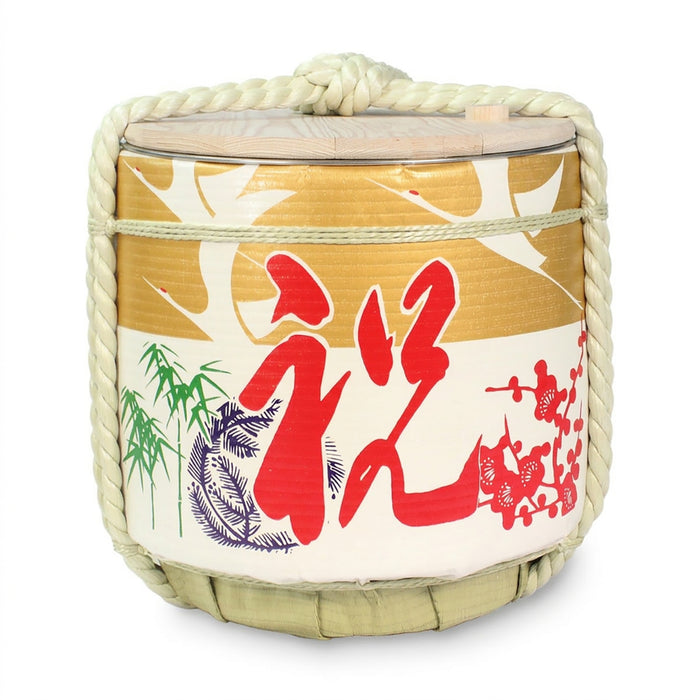 Stainless Sake-Barrel /  Iwai (gold)