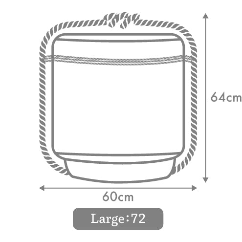 Display Sake-Barrel / Normal Type / Yatsushika / Large 72