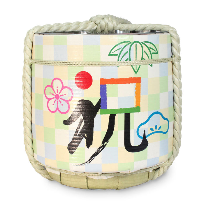 Stainless Sake-Barrel /  Iwai Chidorigoshi / Large 27