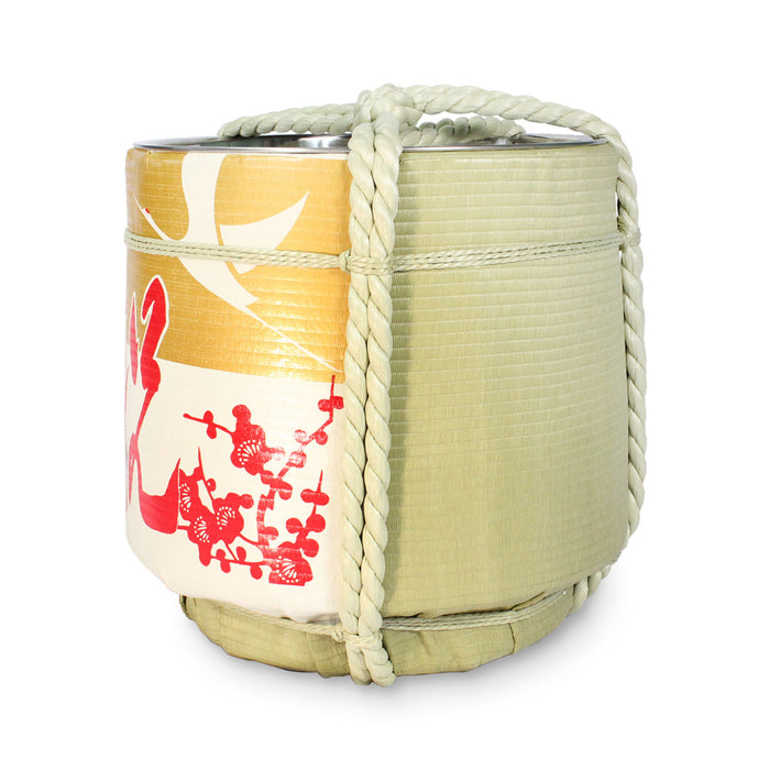Stainless Sake-Barrel /  Iwai (gold)