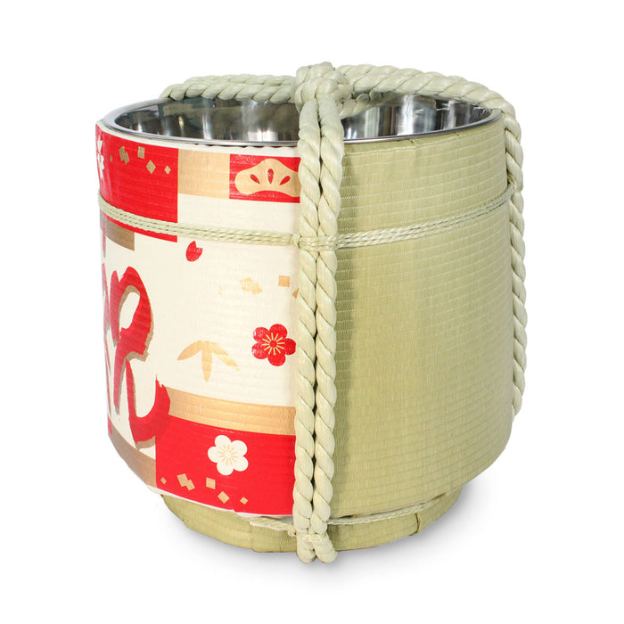 Stainless Sake-Barrel set / Iwai(sanga) / Medium 15