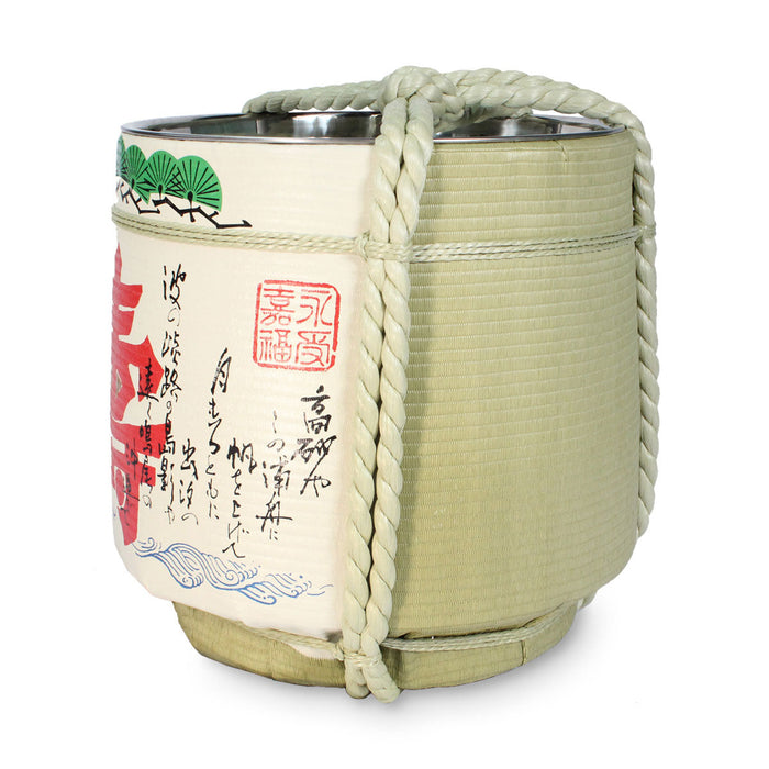 Stainless Sake-Barrel set / Takasagoya